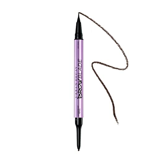 Urban Decay Brow Blade 2 in 1 Eyebrow Pencil Waterproof Eyebrow Colour Vegan Dark Drapes Dark Brown