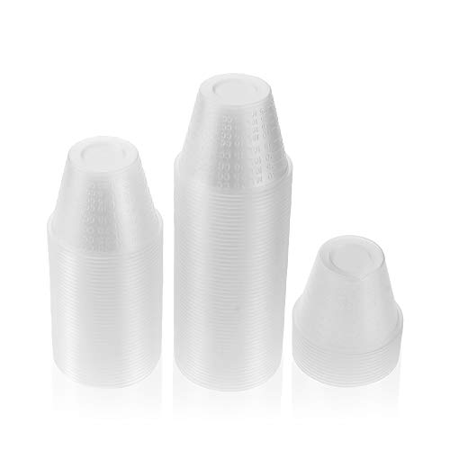 Dealmed Brand Disposable, Graduated, Plastic Medicine Cups with Liquid Measuring, 1 oz, 500