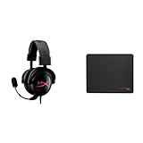 HyperX Cloud I Black And HyperX Fury S Medium Mousepad Gaming Bundle