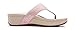 Vionic Women's Naples Platform Sandal - Toe Post Sandals with Concealed Arch Support Blush 8 M US