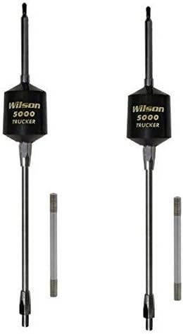 Lot OF ( 2 ) Wilson 305-550-5 T5000 Trucker Series Mobile CB Antenna W/ 10" AND 5" Shaft