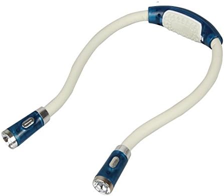 Gkeeny LED Neck Light Hands Free Book Reading Hug Light 4 Flexible Hose Work Light Flashlight Lamp With 4 Super Bright LED Bulbs