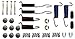 Carlson Quality Brake Parts H7144 Brake Combination Kit