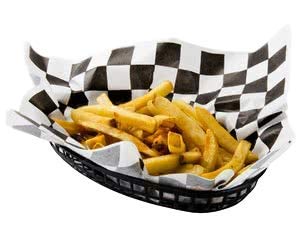 MM Foodservice 250 Sheets 12"x12" Grease Resistant Deli Paper, perfect for Food Baskets, Burgers and French Fries. (250, Black Checkered) - Thumbnail 2