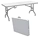 Palm Springs Deluxe 6′ Portable Plastic Banquet Table White – Folds in Halfthumb 4