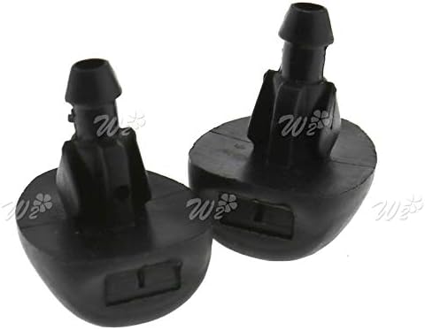 Pair of Front Windscreen Washer Nozzle Jets Water Sprayer For Peugeot Citroen