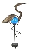Moonrays 92221 Solar Powered Crane Landscape Stake Forward Facing