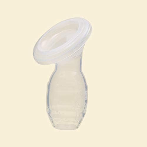 Full Silicone Breast Pump Manual Breast Pump Partner Milking Anti-overflow Milk Collector Automatically Collect Breast Milk - Transparent