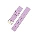 MLQSS Soft Silicone Watch Band with Quick Release Pins - Choice Color & Width (18mm, 20mm or 22mm) Watch Straps w/Adjustable Metal Clasp