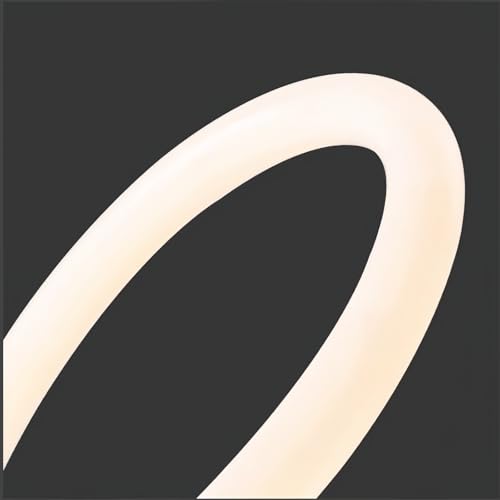SMG - Lámpara colgante lineal LED moderna para comedor, lámpara de araña dorada regulable para oficina, lámpara de techo de 59 pulgadas con control remoto, atenuación continua, lámpara de manguera