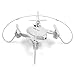 iDrones Smart FY603 Mini Quadcopter Drone with Camera FPV Drone 6 Axis Gyro with Altitude Hold and Hand Launching White