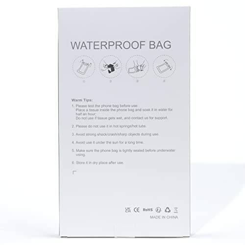 Mohard wasserdichte Handyhülle, Unterwasser IPX8 Wasserfeste Handytasche mit Umhängeband für Schwimmen & Tauchen, Waterproof Phone Case Kompatibel mit iPhone 15/14/13/12, Galaxy bis zu 7\