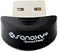 SANOXY BT-V2-2 Bluetooth Wireless USB Adapter Windows 98, 98SE, ME, 2000, XP, Vista, Windows 7 - Black