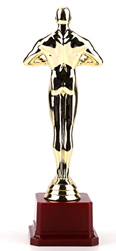 image for Lawei 10 inch Gold Award Trophy - Oscar Style Trophy for Party Celebra