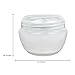 Beauticom® 36 Pieces 30G/30ML (1 Oz) White Frosted Container Jars with Inner Liner for Makeup, Creams, Cosmetic Beauty Product Samples - BPA Free