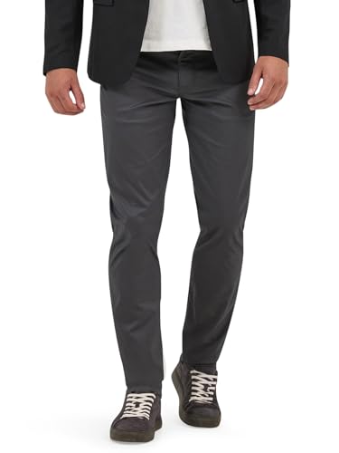 Lee Men's X Lite 5-Pocket Casual Pant, Static Gray, 33W x 30L
