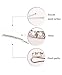 12 pieces Rhinestone Bobby Pin, Metal Hair Clips, 1 Row and 2 Row Clear Crystal Hair Barrette Pins for Women Lady Teen Girls