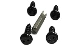 Trucknvans Black License Plate Security Fasteners Screw w/Security Bit for Chevy,Dodge,Ford, GMC Vehicles
