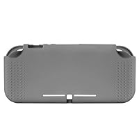 headytidy Silicone Case Host Half Pack Silicone Cover for Switch Lite-Slip Anti-Slip Anti-Scratch (Yellow, Blue, Silver Gray)