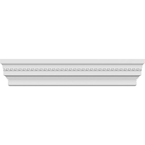 Endurathane Stockport Crosshead w/Egg & Dart Trim, 66" Bottom Width x 71 3/4" T…