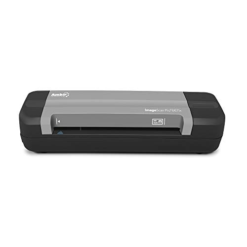 Ambir ImageScan Pro 667ix Simplex Card Scanner with AmbirScan Business Card