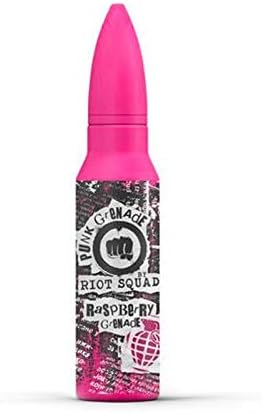 Amazon Riot Squad ライオット スクワッド 電子タバコリキッド50ml Punk Grenade パンク グレネイド Raspberry Grenade ラズベリーグレネイド Riot Squad 電子たばこ用リキッド