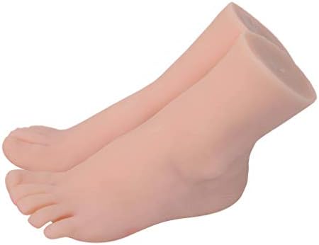 Tachiuwa 2ピース 個マネキンフットマッサージ ソックス用の柔らかい女性の足モデルディス 祝開店大放出セール開催中