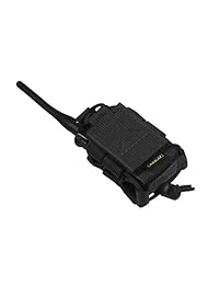 MOLLE - Bolsa táctica para radio y teléfono GPS BaoFeng BF-F8HP UV-5R UV-82HP UV-5X3 UV-82C Garmin Retevis Motorola T460 T600 MR350R MH230R Midland Arcshell