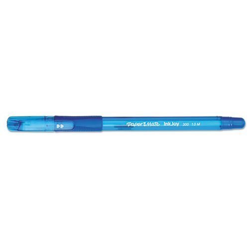Paper Mate Paper Mate 300 Ballpoint Pen, Capped, Blue, Medium, Single (1760302)