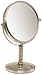 Jerdon LT5165N 8-Inch Mirror with 5x Magnification, Nickel Finish