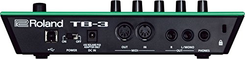 Roland TB-3 Touch Bassline Bass Synthesizer -INCLUDES- Hosa 5-pin DIN to 5-pin DIN 5ft MIDI Cable AND 5-Pack of Blucoil Cable Ties