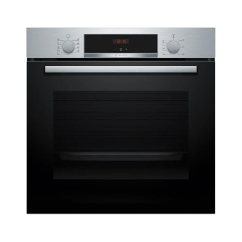 Bosch - Multifunction Oven, Series 4, 60 cm. wide, Water cleaning assistant, 3D Hotair, Steel, HBA514ES3