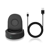 LANMU Charger for Samsung Gear Sport,Charging Dock Cradle Charger for Samsung Gear Sport Smartwatch (SM-R600NZKAXAR)