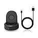 LANMU Charger for Samsung Gear Sport,Charging Dock Cradle Charger for Samsung Gear Sport Smartwatch (Black)