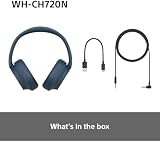 Sony WH-CH720N Wireless Noise Cancelling Headphones Bluetooth Blue 50hr Battery view 9