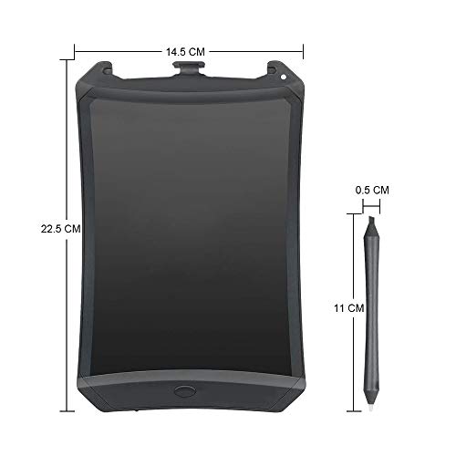 Tisy Doodle Boogie Board Writing Drawing Tablet for Kids Teen, Doodle Boogie Board for Kids Toys for 3-12 Year Old Boys Girls QCBlack TSUSLWDT07