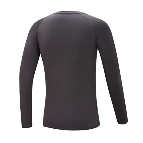 image for Devoropa Youth Boys Compression Shirt Long Sleeve Football Baseball Un