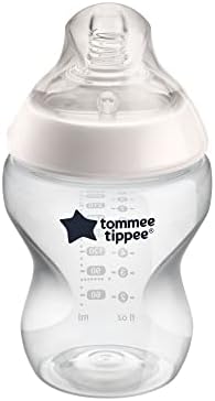 Tommee Tippee Closer to Nature Baby Bottle, Slow-Flow Breast-Like