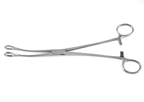 Ballenger Sponge Forceps 7" Curved Fenestrated Oval Shape Smooth Jaws | SurgicalExcel