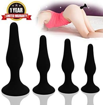 Trainer Kit for Women, B'utt Plùgs - Beginner Starter Set (Black)