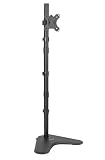 VIVO Extra Tall Single LCD Computer Monitor Free-Standing Adjustable Desk Stand for 1 Screen up to 27 inch (STAND-V011H)