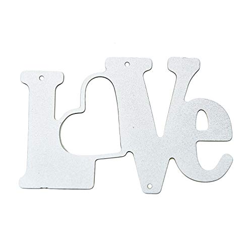 Monrocco 2PCS Dies Cut Cutting Die Love Nesting, Metal Embossing Stencils for DIY Scrapbooking Photo Album Decorative DIY Paper Cards Making Gift
