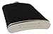 Liquor Hip Flasks Set for Men, Stainless Steel, Black Grip, 8oz