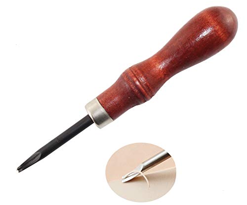 Leather Edge Beveler,Knoweasy Craft Edge Leather Skiving Practical DIY 1.0mm Beveling Skiving Cutting Tool Keen Edge