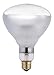Philips 416750 Heat Lamp 125-Watt BR40 Clear Flood Light Bulb (4 Pack)