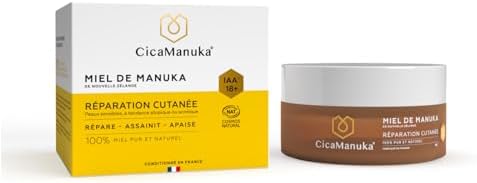 Crème Réparatrice CicaManuka Au Miel De Manuka IAA18 - 150 Ml, Bio Et Naturelle, Pour Le Visage Et Le Corps