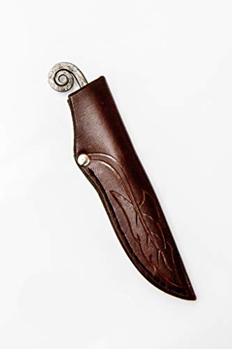 Original Gift - Letter Opener - Hand Forged Knife- Sports- Hand Made Genuine Leather Case- Polished & Hardened Blade - Vintage- Art Collection- Antiquity- Great Gift Idea- by Toferner ...