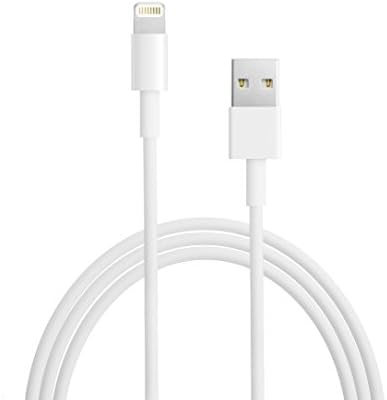 Lightning to USB Charge &amp; Sync Cable for Apple iPhone, iPod &amp; iPad -2 Meter (6 Feet) White Bulk
