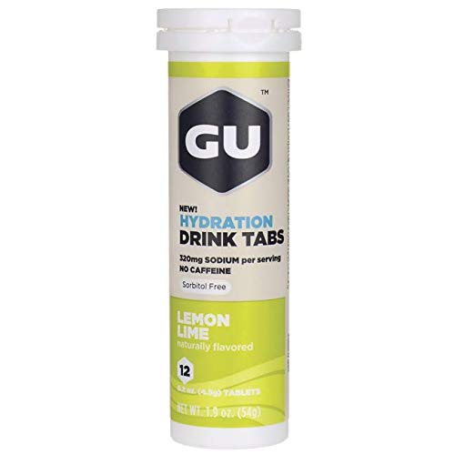 Gu Hydration Drink Tabs Lemon Lime 12 Tabs