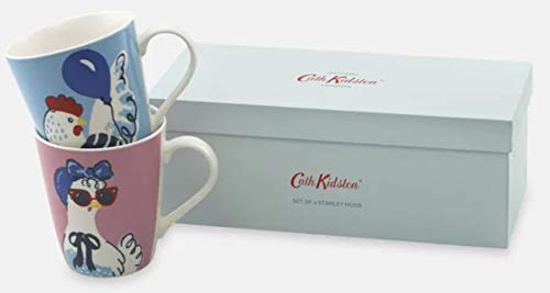 Cath Kidston Hen Party Set of 2 Cornflower Stanley Mugs